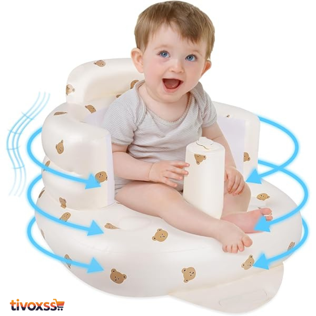 Sofá Inflable para Bebé – Asiento Seguro y Cómodo | ENVIO GRATIS